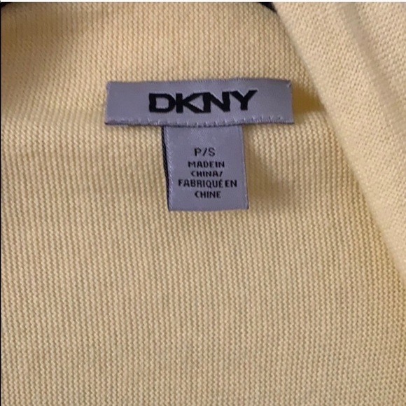DKNY Open Front Asymmetrical Sweater Shrug - Picture 4 of 5